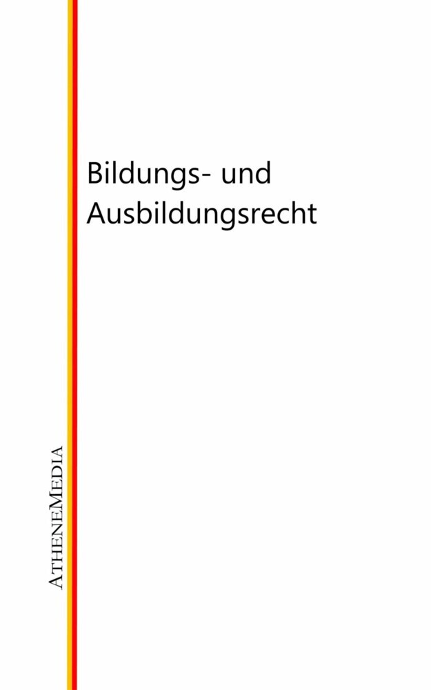 Bildungs- und Ausbildungsrecht main product photo