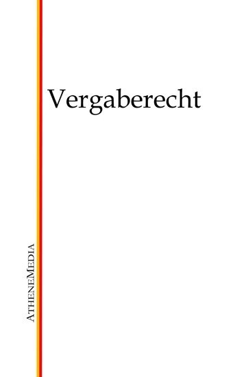 Vergaberecht main product photo