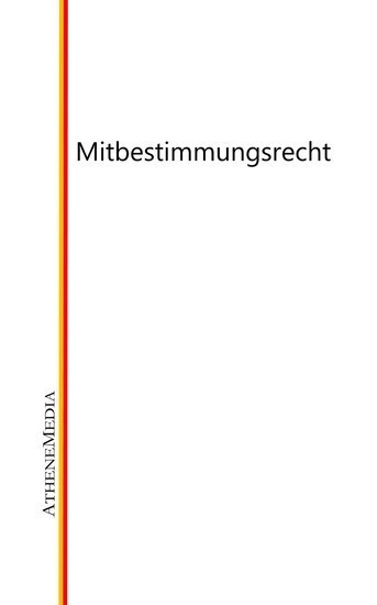 Mitbestimmungsrecht main product photo