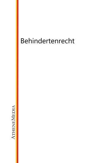 Behindertenrecht main product photo