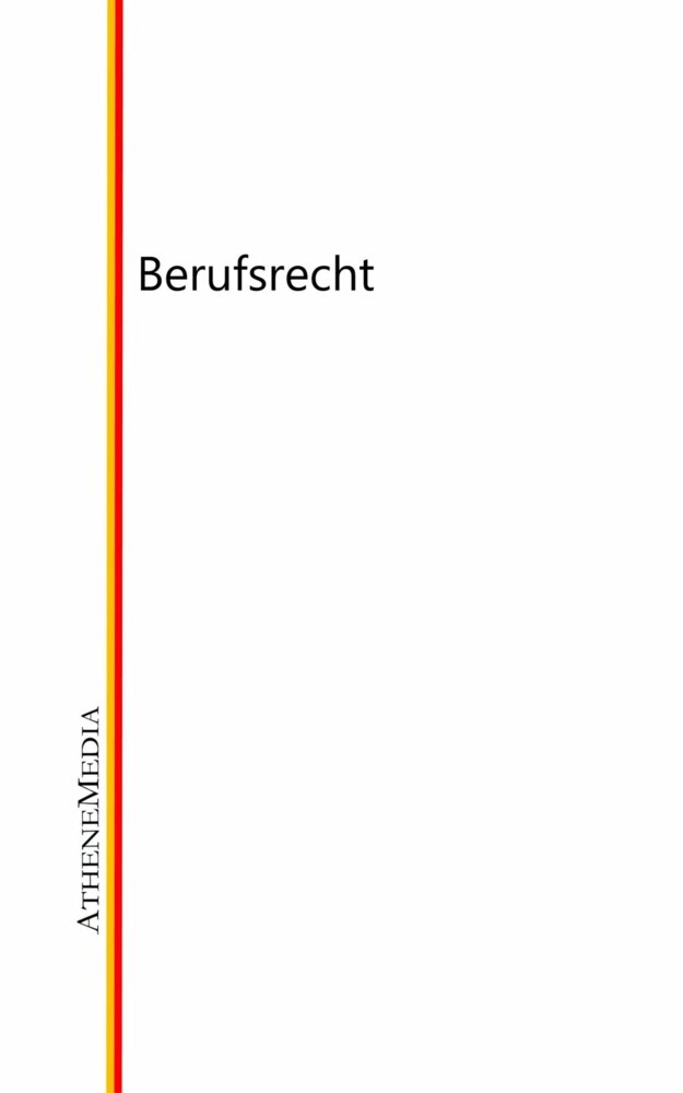 Berufsrecht main product photo