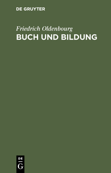 Buch und Bildung main product photo