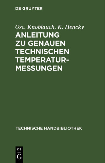 Anleitung zu genauen technischen Temperaturmessungen main product photo