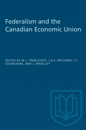 Federalism and the Canadian Economic Union main product photo