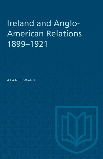 Ireland and Anglo-American Relations 1899-1921 main product photo