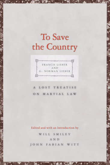 To Save the Country main product photo