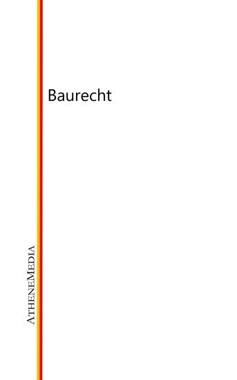 Baurecht main product photo