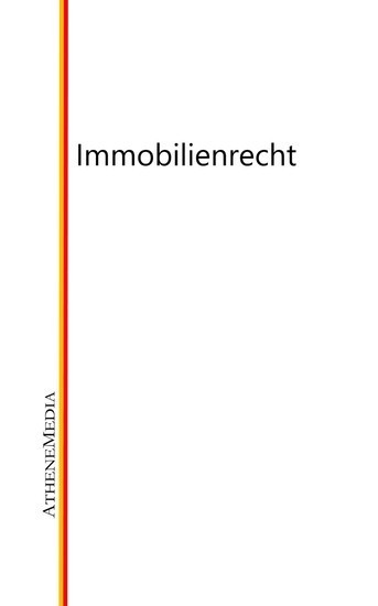Immobilienrecht main product photo