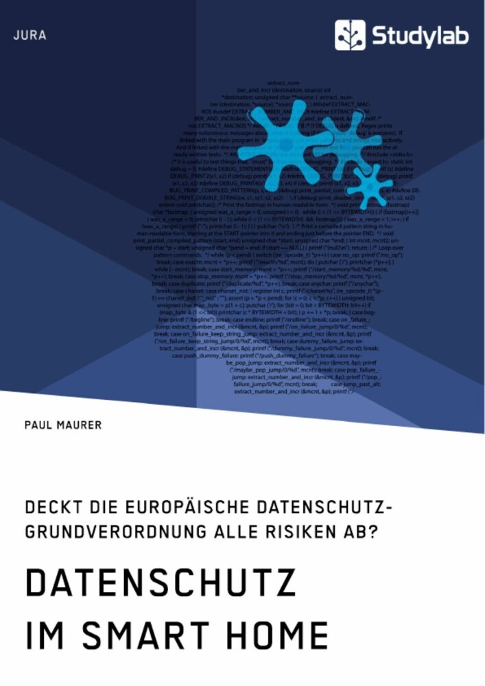 Datenschutz im Smart Home. Deckt die europäische Datenschutz-Grundverordnung alle Risiken ab? main product photo