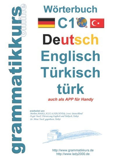 Wörterbuch C1 Deutsch-Englisch-Türkisch main product photo