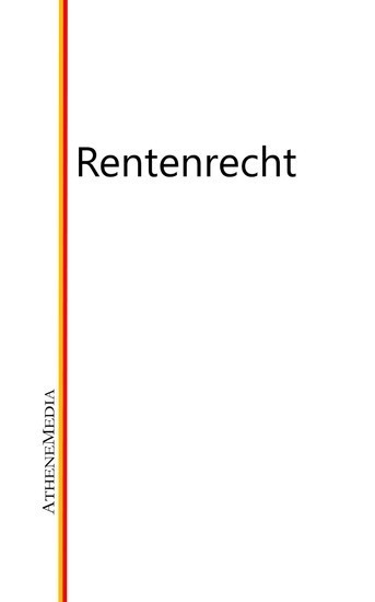 Rentenrecht main product photo