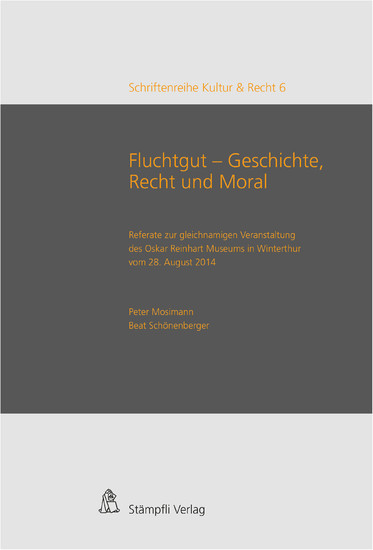 Fluchtgut - Geschichte, Recht und Moral main product photo