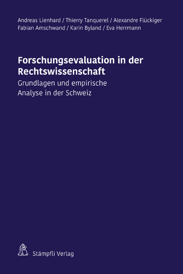 Forschungsevaluation in der Rechtswissenschaft main product photo