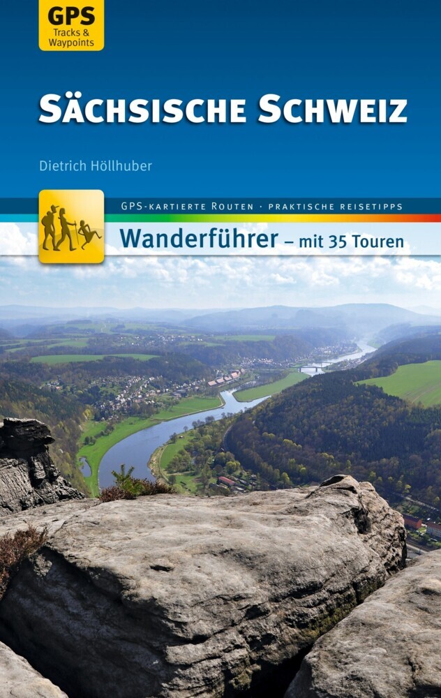 Sächsische Schweiz Wanderführer Michael Müller Verlag main product photo