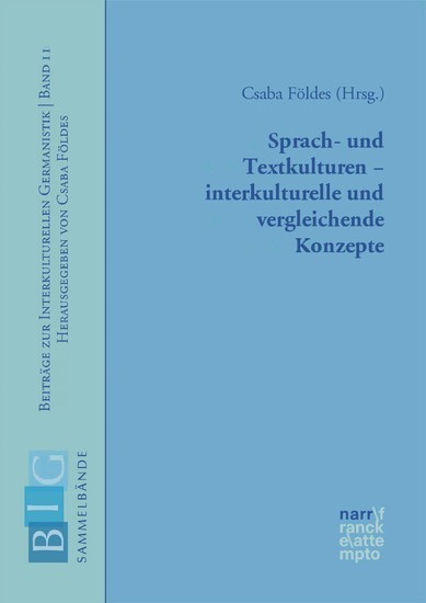 Sprach- und Textkulturen - interkulturelle und vergleichende Konzepte main product photo