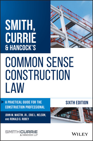 Smith, Currie & Hancock's Common Sense Construction Law main product photo