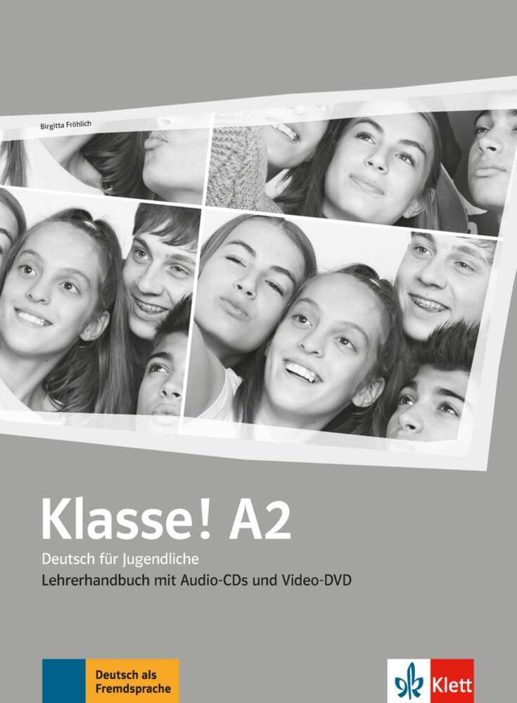 Klasse! A2 Lehrerhandbuch mit 4 Audio-CDs und 1 Video-DVD main product photo