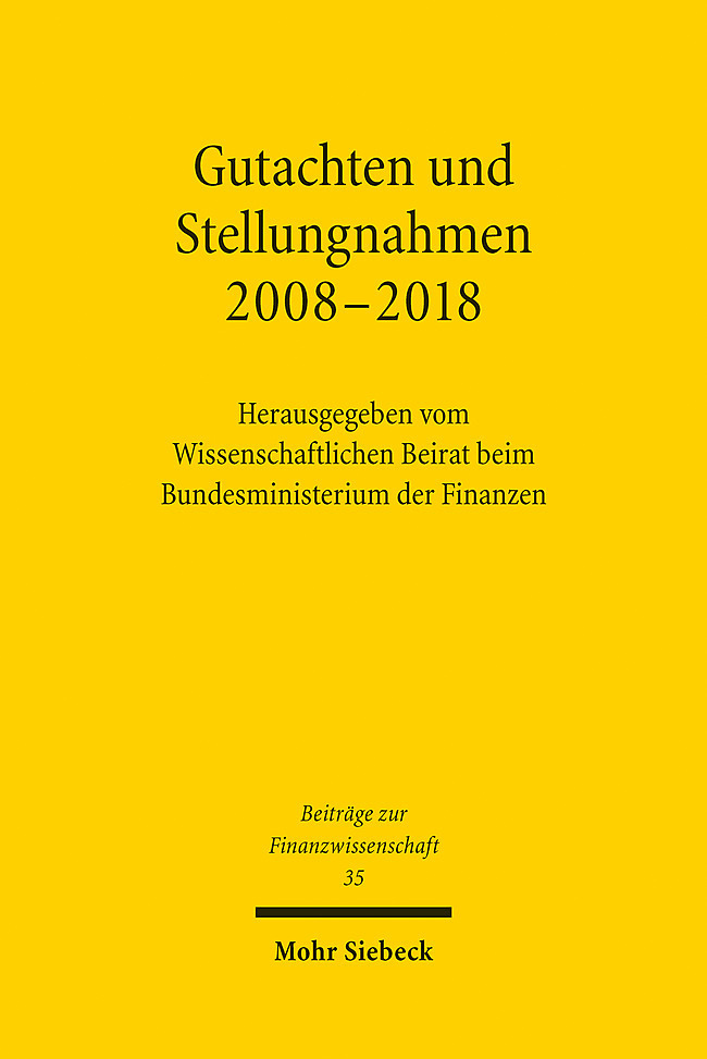 Gutachten und Stellungnahmen 2008-2018 main product photo