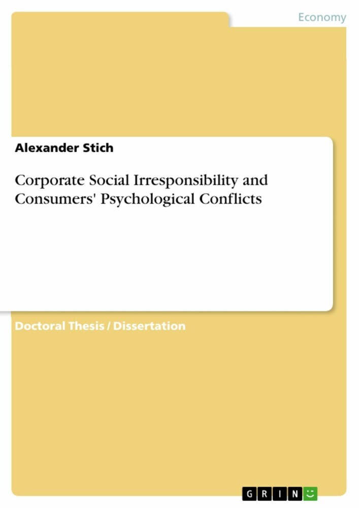 Corporate Social Irresponsibility and Consumers' Psychological Conflicts main product photo