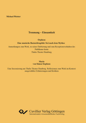 Trennung &#x2013; Einsamkeit