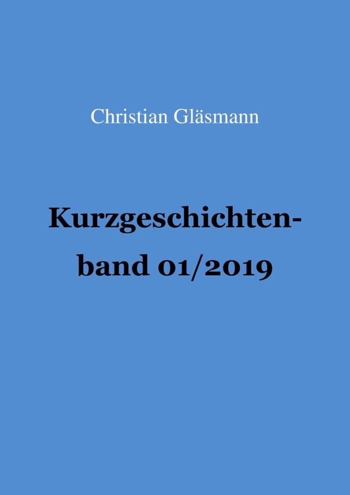 Kurzgeschichtenband 1/2019 main product photo
