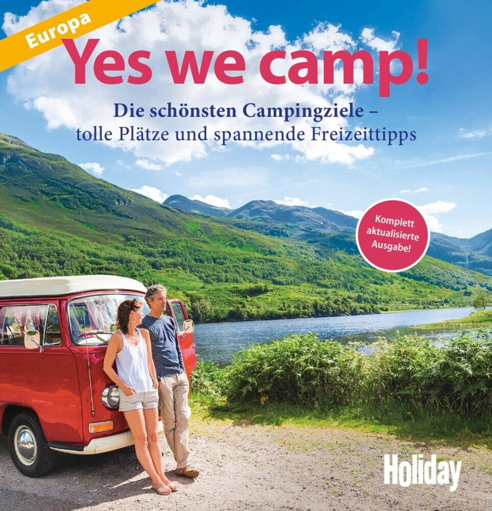 HOLIDAY Reisebuch: Yes we camp! Europa main product photo