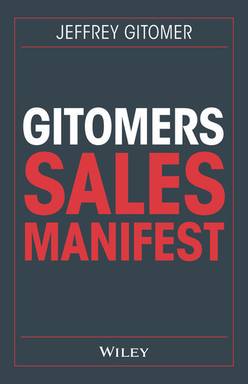 Gitomers Sales-Manifest main product photo