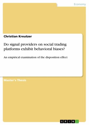 Do signal providers on social trading platforms exhibit behavioral biases?