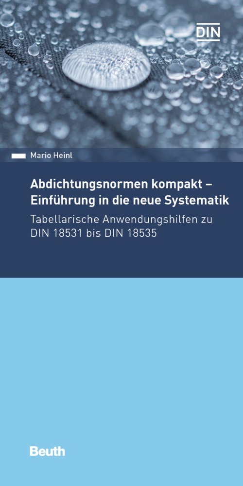 Abdichtungsnormen kompakt - Einführung in die neue Systematik main product photo