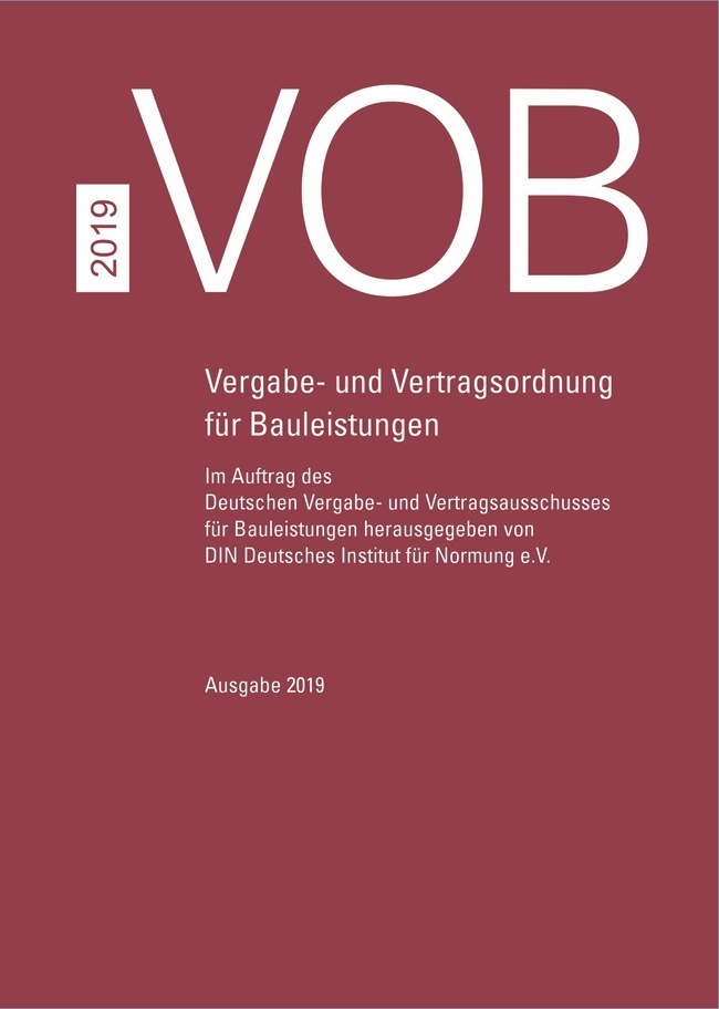 VOB Gesamtausgabe 2019 main product photo