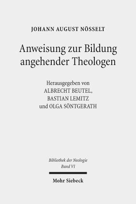 Anweisung zur Bildung angehender Theologen