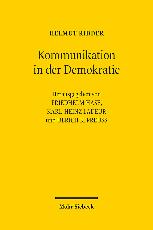 Kommunikation in der Demokratie main product photo