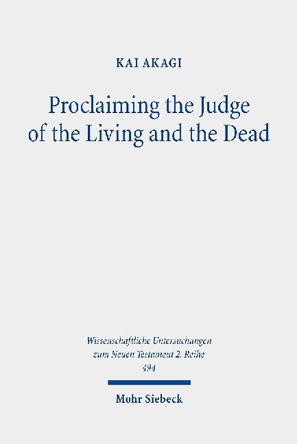 Proclaiming the Judge of the Living and the Dead main product photo