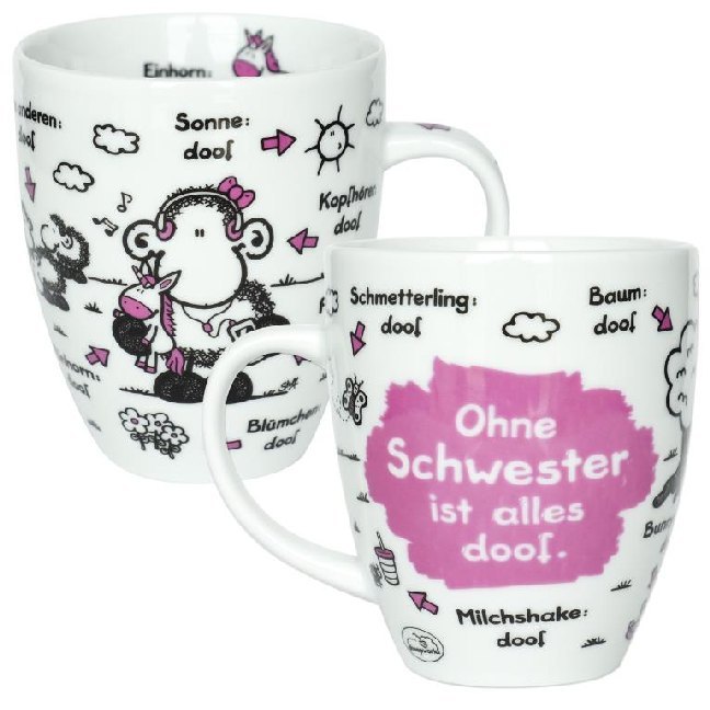 Tasse Ohne Schwester ist alles doof main product photo