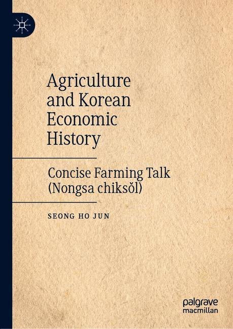 Agriculture and Korean Economic History main product photo