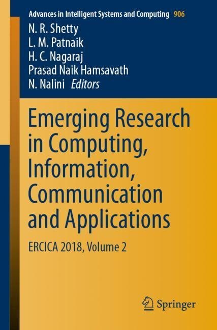 Emerging Research in Computing, Information, Communication and Applications main product photo