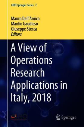 A View of Operations Research Applications in Italy, 2018