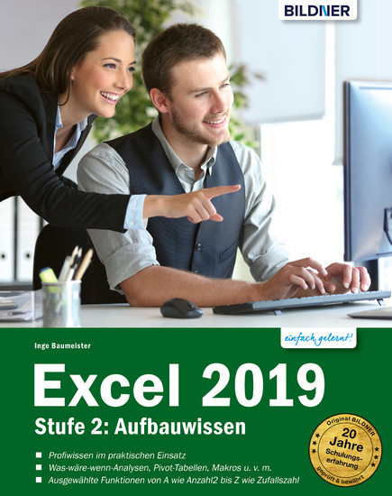 Excel 2019 - Stufe 2: Aufbauwissen main product photo
