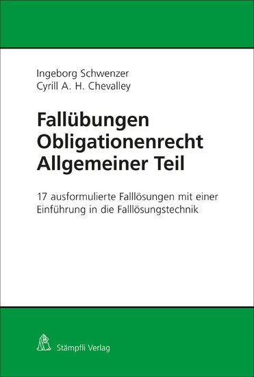 Fallübungen Obligationenrecht Allgemeiner Teil main product photo