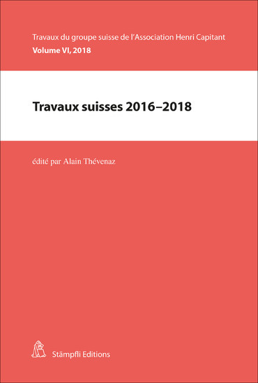 Travaux suisses 2016-2018 main product photo
