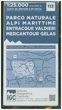 IGC Wanderkarte Alpi Marittime