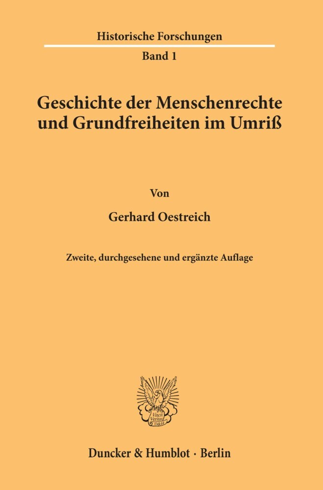 Geschichte der Menschenrechte und Grundfreiheiten im Umriß. main product photo
