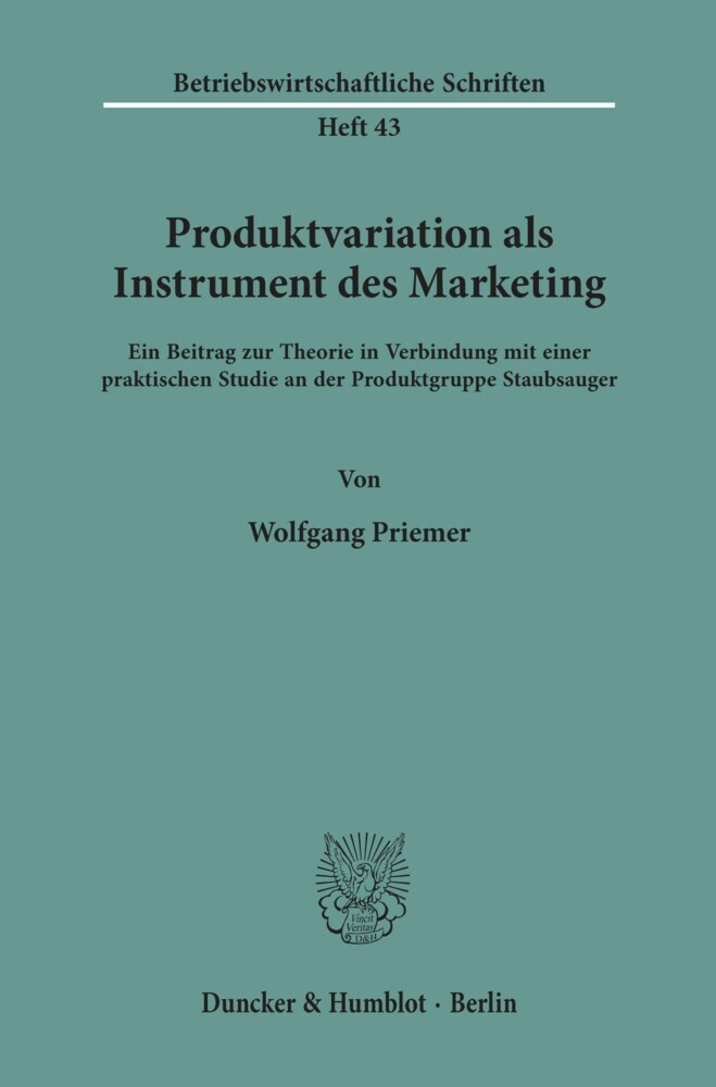 Produktvariation als Instrument des Marketing. main product photo
