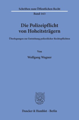 Die Polizeipflicht von Hoheitsträgern.