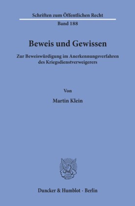 Beweis und Gewissen.