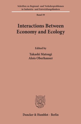 Interactions Between Economy and Ecology.