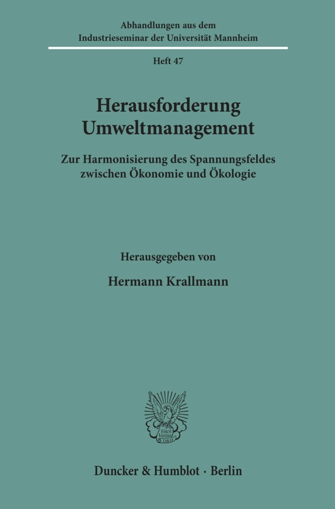 Herausforderung Umweltmanagement. main product photo