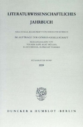 Literaturwissenschaftliches Jahrbuch.