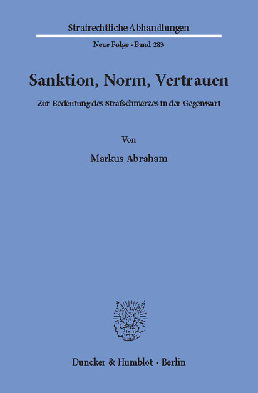 Sanktion, Norm, Vertrauen. main product photo