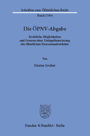 Die ÖPNV-Abgabe. main product photo